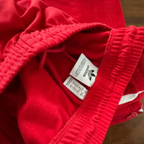 Adidas Firebird men's tracksuit like new, size 40/42, red