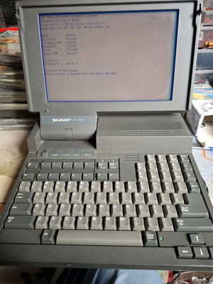 Vintage Sharp 4600 PC used, collectible item