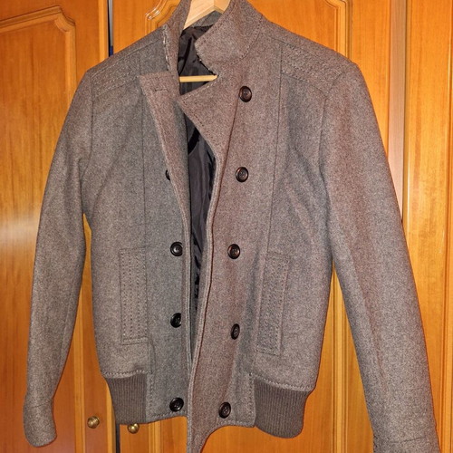 H&M gray winter coat jacket, size S
