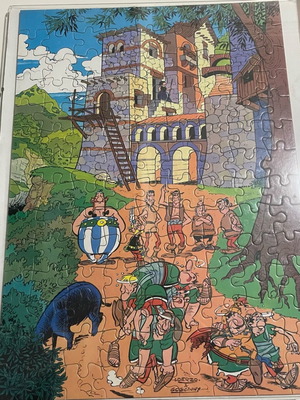 Αστερίξ και Οβελίξ συλλεκτικό vintage παζλ μεταχειρισμένο, original