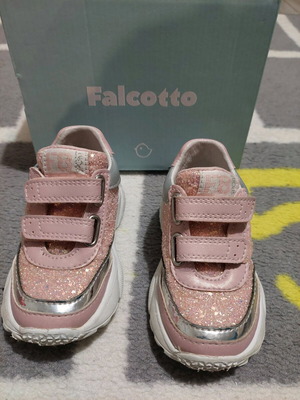 Falcotto baby sneakers for girl like new, size 22