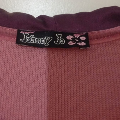 Johnny jo pink dress with hood like new, wool fabric