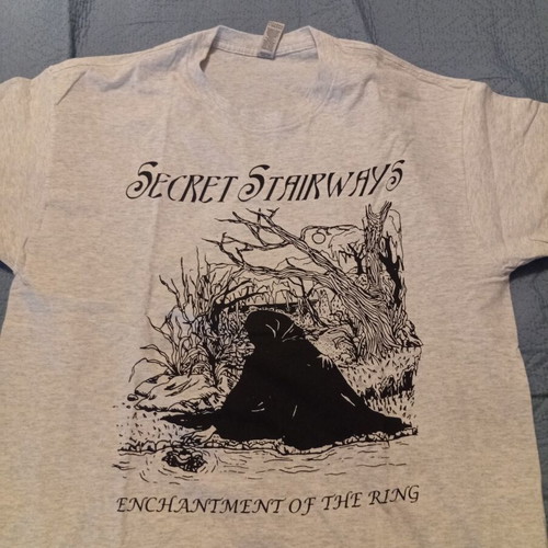 Secret Stairways T-shirt large size, Gildan