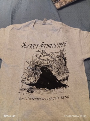 Secret Stairways T-shirt large size, Gildan