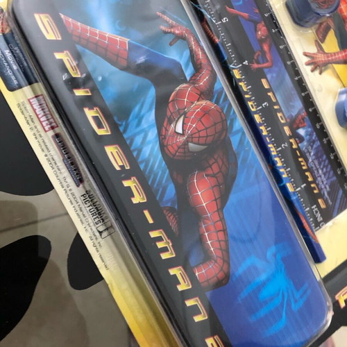 Spider-Man 2 Movie Large School Set Tin Case new Marvel Comics