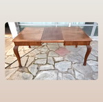 Extendable solid wood table refurbished over 2.20m length