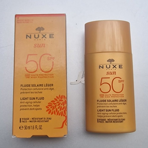 Nuxe Sun Light Fluid High Protection SPF50 Face Sunscreen 50 ml new