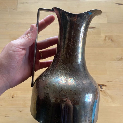 Silver plate sealed pitcher used