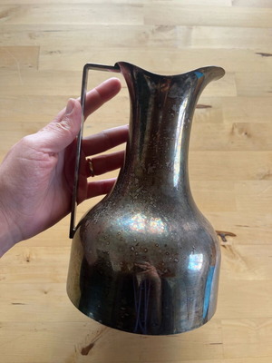 Silver plate sealed pitcher used