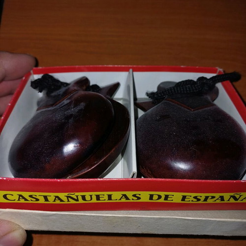 Castanuelas decorative rattle like new from Spain