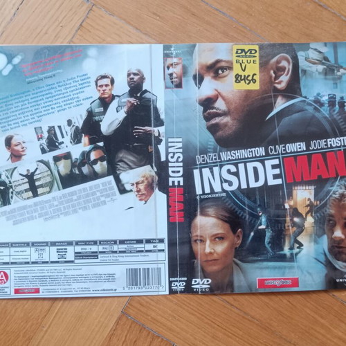 Inside Man DVD cover used