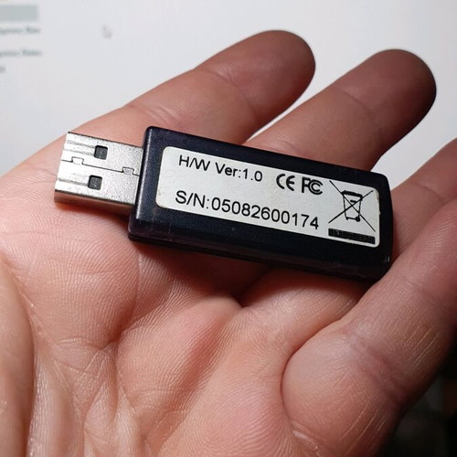 LevelOne Bluetooth adapter used, USB 1.1, Bluetooth v2.0