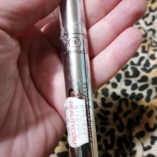 Dermacol lip gloss used, soft pink with shine