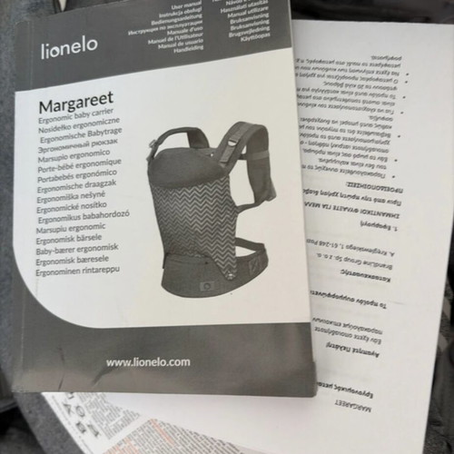 Lionelo baby carrier 100% cotton new