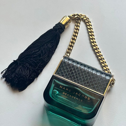 Marc Jacobs Decadence Eau de Parfum 50ml empty bottle with decoration