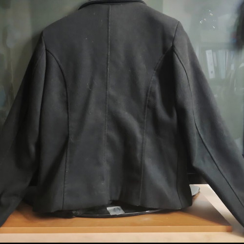 Wool women's jacket XL made in Italy like new, black