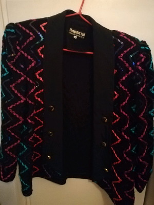 Women's jacket like new, multicolored, size L