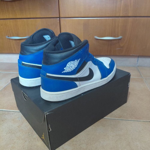 Nike Jordan 1 Mid Game Royal sneakers like new size 44.5
