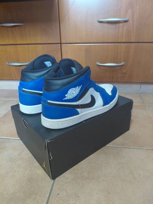 Nike Jordan 1 Mid Game Royal sneakers like new size 44.5