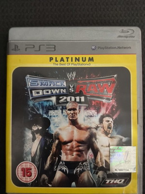 WWE Smack Down VS Raw 2011 PS3 game like new, complete