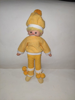 Vintage Fasouletos El Greco 1980 doll, like new, 35 cm