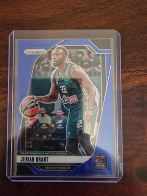 Panathinaikos Παναθηναϊκός συλλεκτική κάρτα Panini Prizm Euroleague Jerian Grant καινούργιο