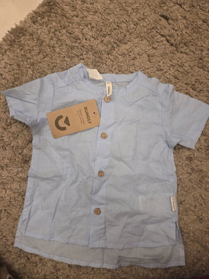 Baby short-sleeve shirt new, size 80, cotton