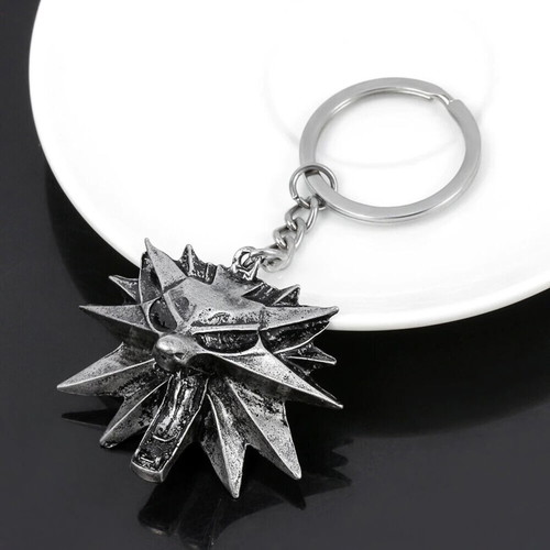 PS4 The Witcher collectible keychain sealed, silver