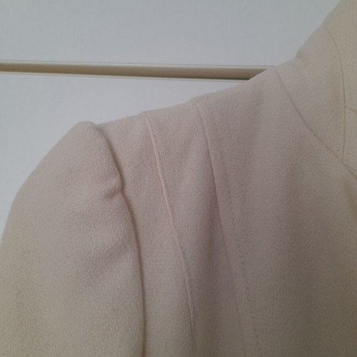 Miss Sixty vintage coat used, ecru with gold buttons and high collar