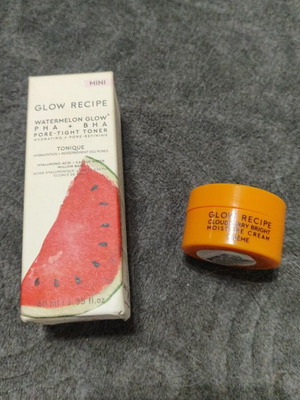 Glow Recipe Set Toner Watermelon PHA+BHA and Glow Cream new