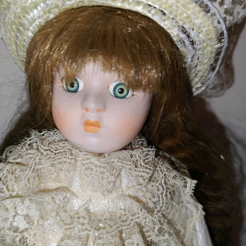 Porcelain doll Megan Heritage Mint Ltd Collection used