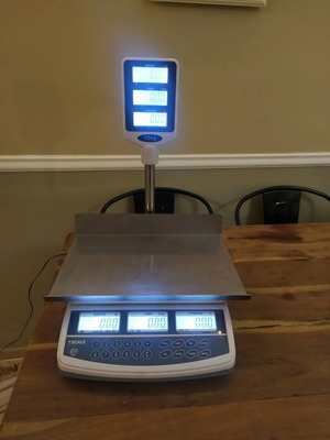 Tscale professional electronic scale with column like new