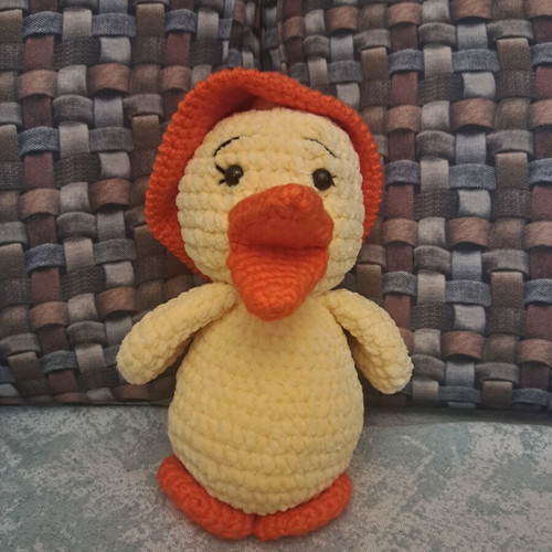 Handmade cute duck plush toy