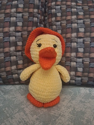 Handmade cute duck plush toy