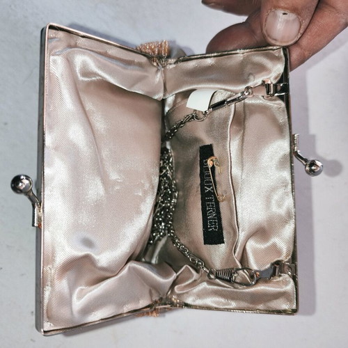 Vintage Bijoux Terner bag with gold beads like new