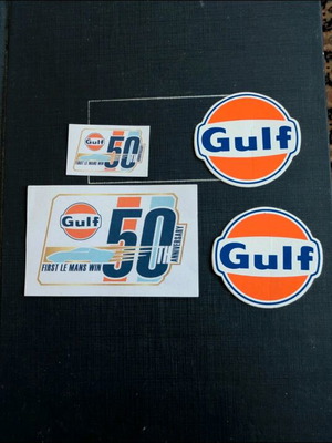 Gulf collectible stickers new