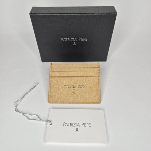 Patrizia Pepe cardholder new, genuine leather, brown
