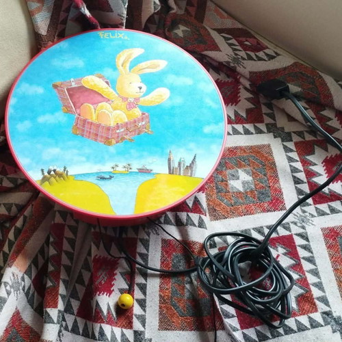 Felix The Toy Rabbit Lamp Music Box made in Germany like new