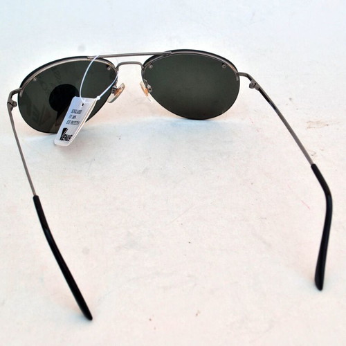 Vintage Italian Venus sunglasses new, metal frame black-silver