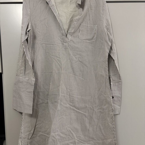 Saint Tropez striped shirt dress size L like new