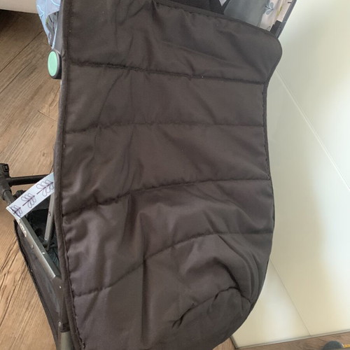 Cosatto Woosh stroller aluminum used with rain cover and footmuff