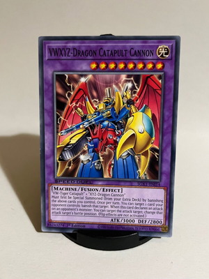 Yu-Gi-Oh! WYYR Dragon Catapult Cannon κάρτα σαν καινούργια