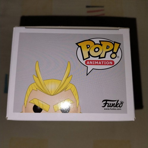 Funko Pop! All Might 248 2017 Funimation exclusive glow like new, authentic with minor damage