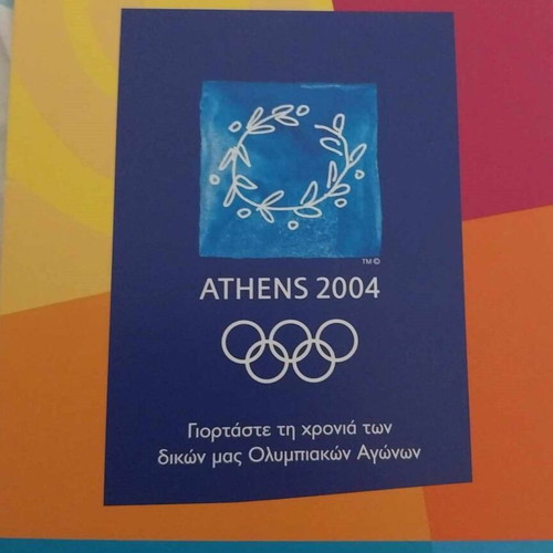 Athens 2004 greeting cards new, pack of 9 pieces