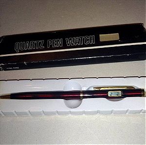 Σπάνιο στυλό με ψηφιακό ρολόι δεκαετίας 90