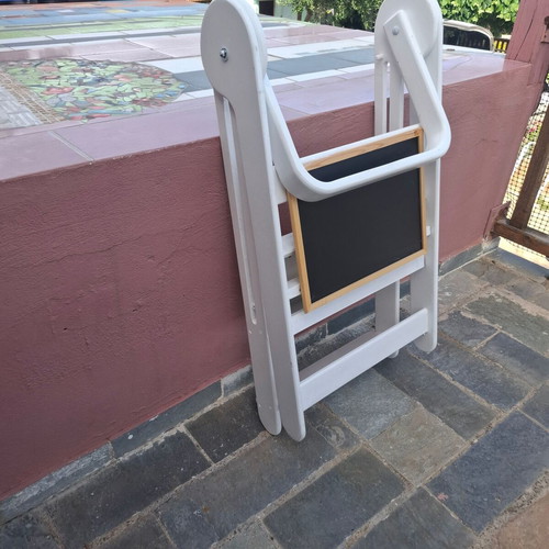 Montessori Learning Tower foldable with chalkboard like new