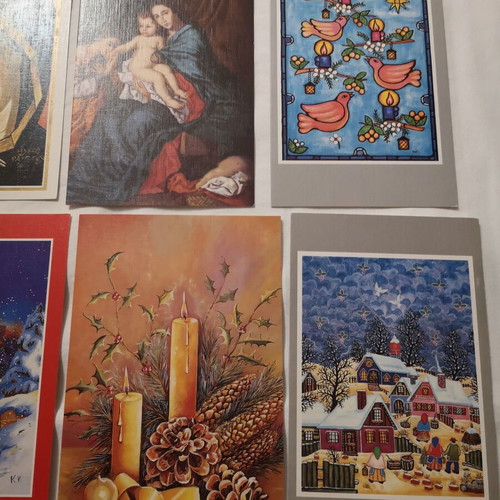 Christmas cards new, pack of 15 large and 5 small