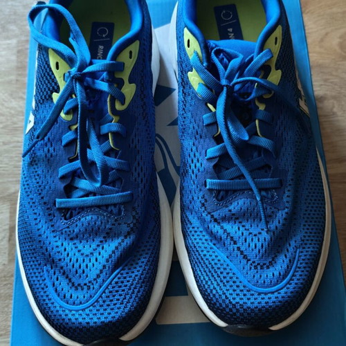 Hoka Rincon 4 running shoes new, blue, size 42