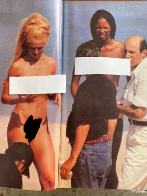 Madonna and Naomi Nude Magazine 1992 used