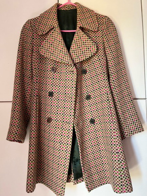 Benetton coat used, size 42, multicolor